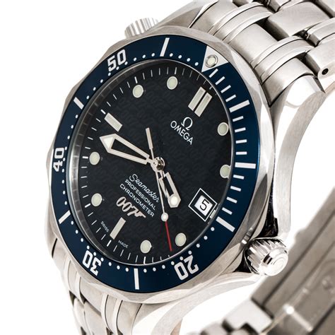 omega seamaster 007 blue|Omega Seamaster 007 for sale.